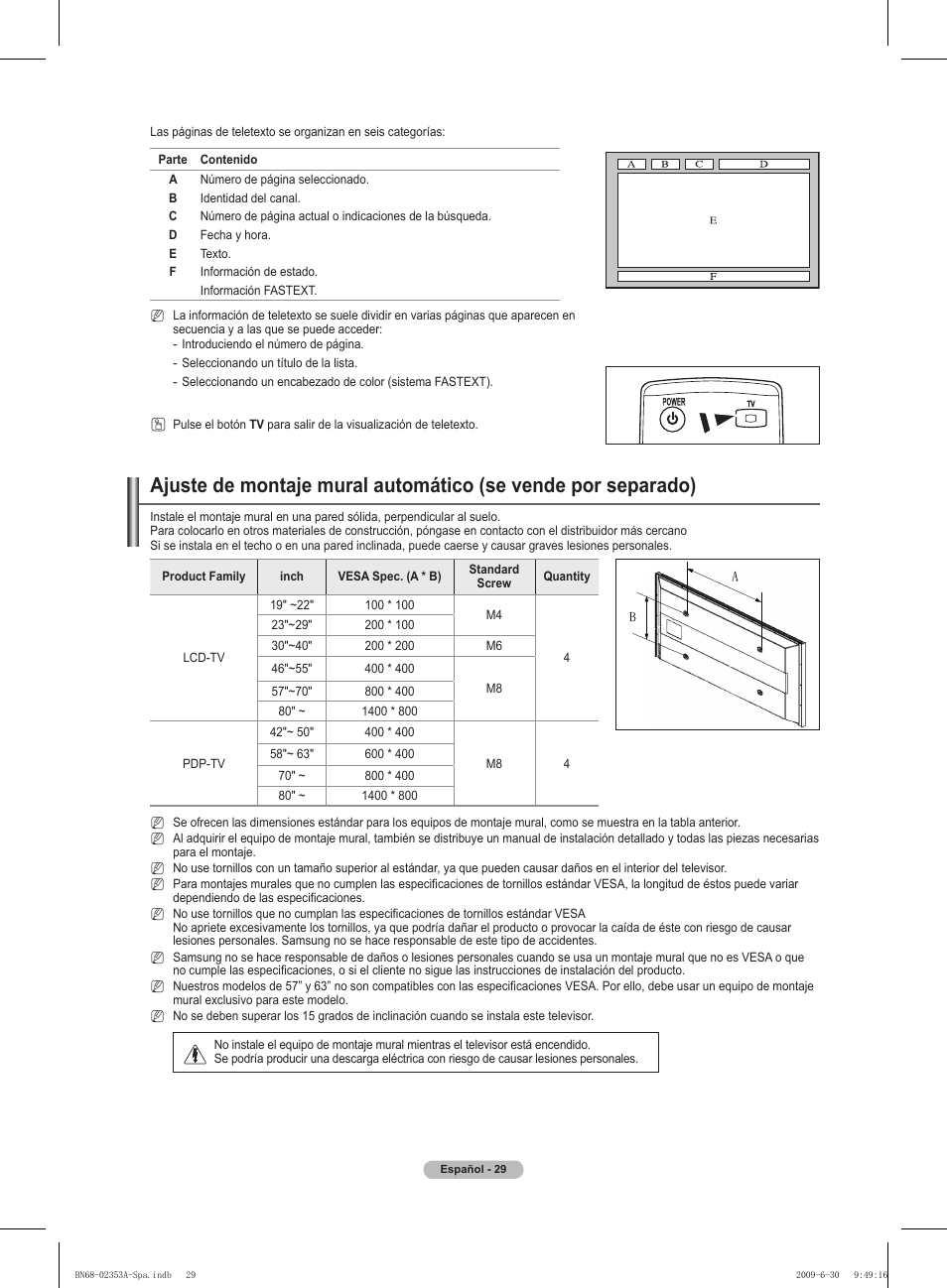 Samsung PS50B430P2W User Manual | Page 185 / 283
