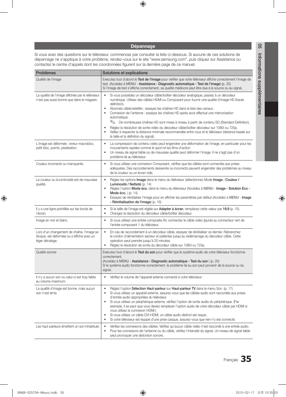 Samsung PS50C450B1W User Manual | Page 75 / 361