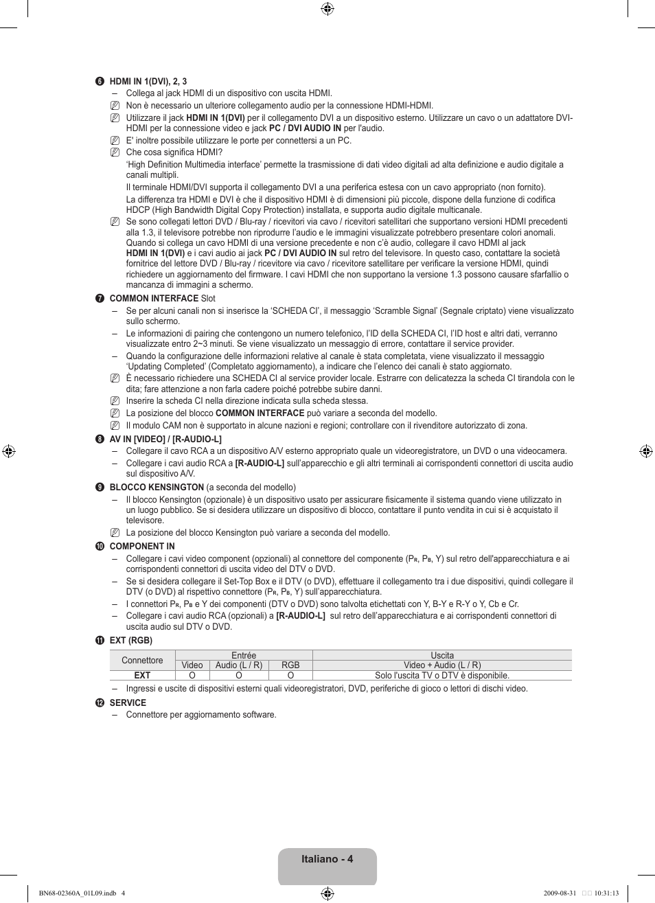 Samsung LE32B450C4W User Manual | Page 134 / 300