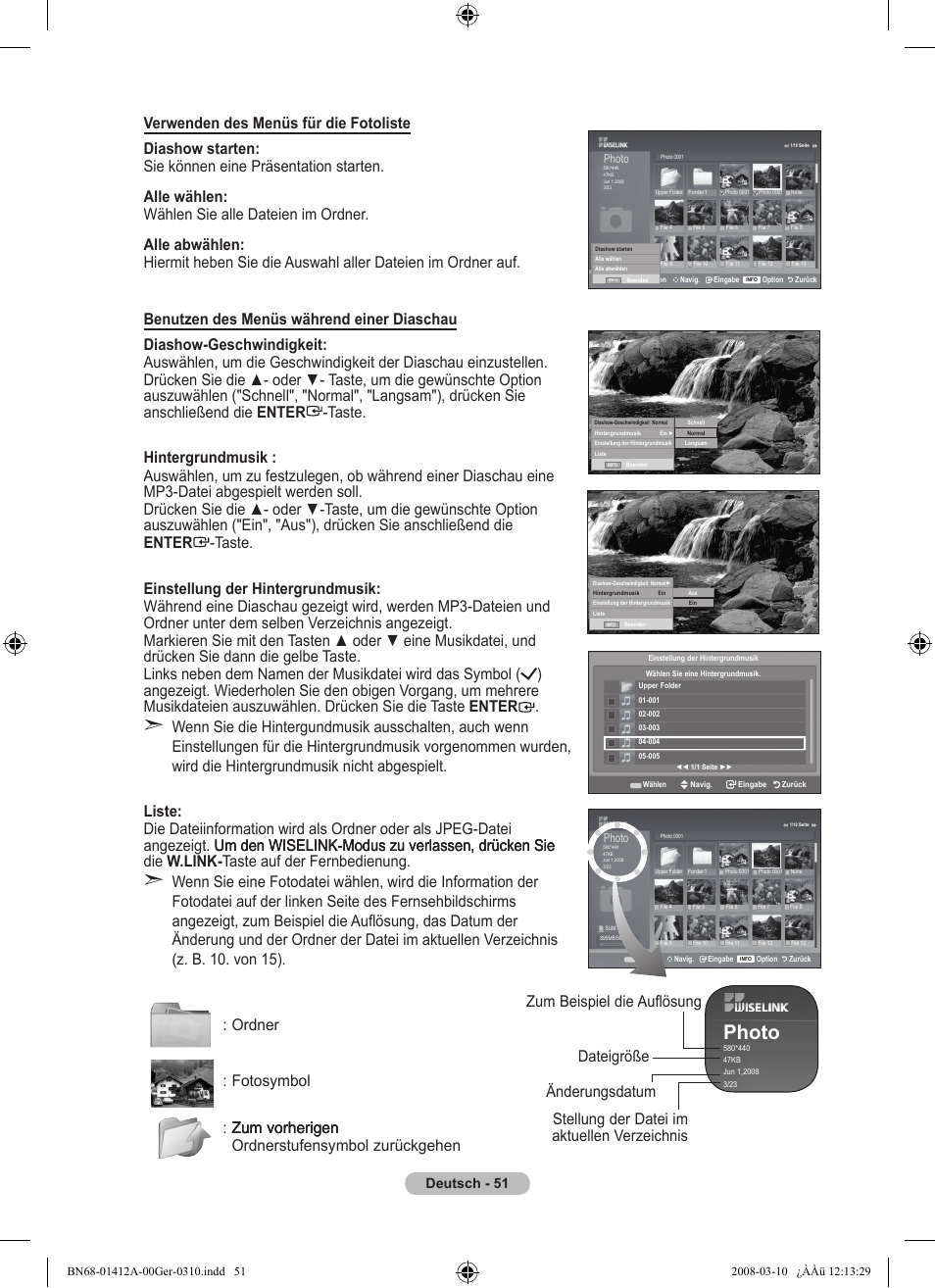Photo | Samsung LE37A656A1F User Manual | Page 189 / 546