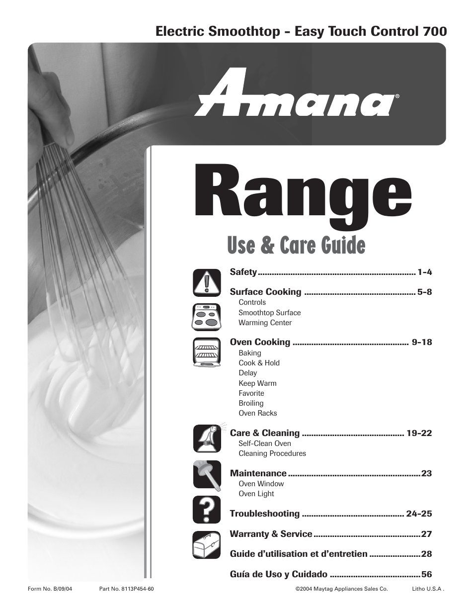 Amana 8113P454-60 User Manual | 84 pages