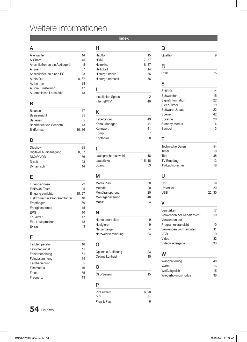 Weitere informationen | Samsung LE40C670M1Q User Manual | Page 163 / 164