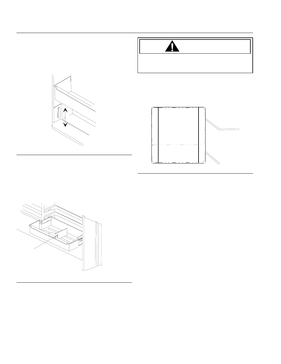 Repisas de la puerta, Separador ajustable, Características del deepfreeze | Máquina automática para hacer hielo, Repisas de la puerta separador ajustable, Precaución | Amana Top-Freezer Refrigerator User Manual | Page 30 / 57