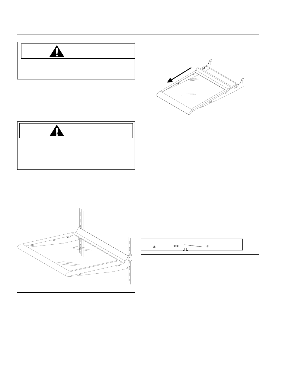Caractéristiques aliments frais, Clayettes aliments frais, Système chiller freshtm | Clayettes aliments frais système chiller fresh, Attention | Amana Top-Freezer Refrigerator User Manual | Page 46 / 57