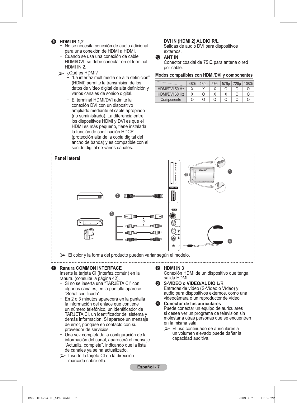 Samsung PS50A476P1D User Manual | Page 284 / 444
