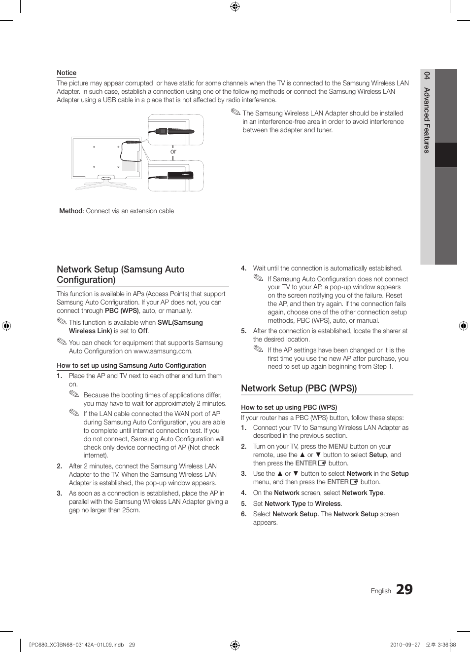Samsung PS50C680G5W User Manual | Page 29 / 474