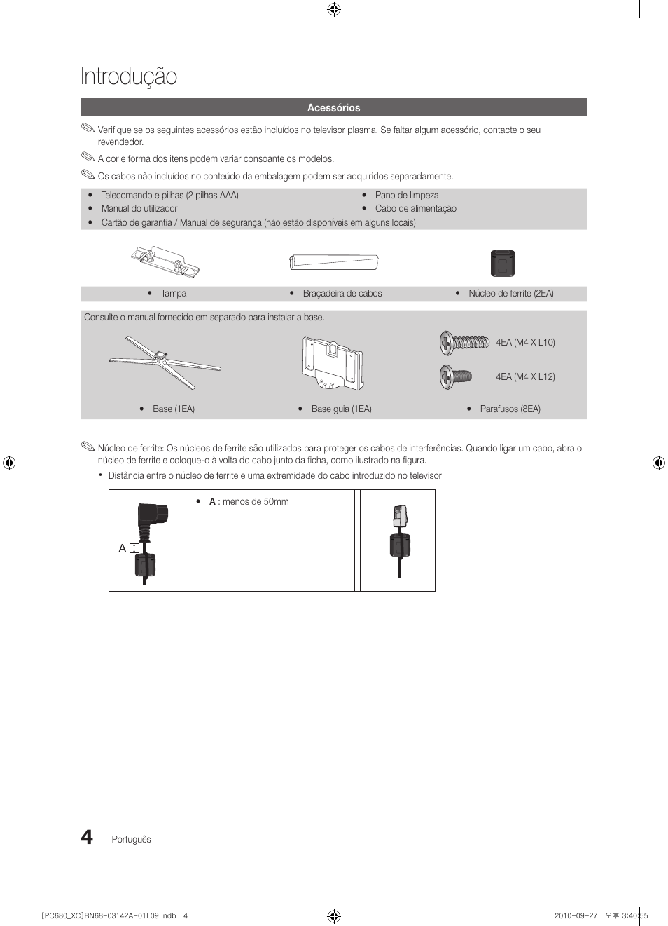 Introdução | Samsung PS50C680G5W User Manual | Page 318 / 474