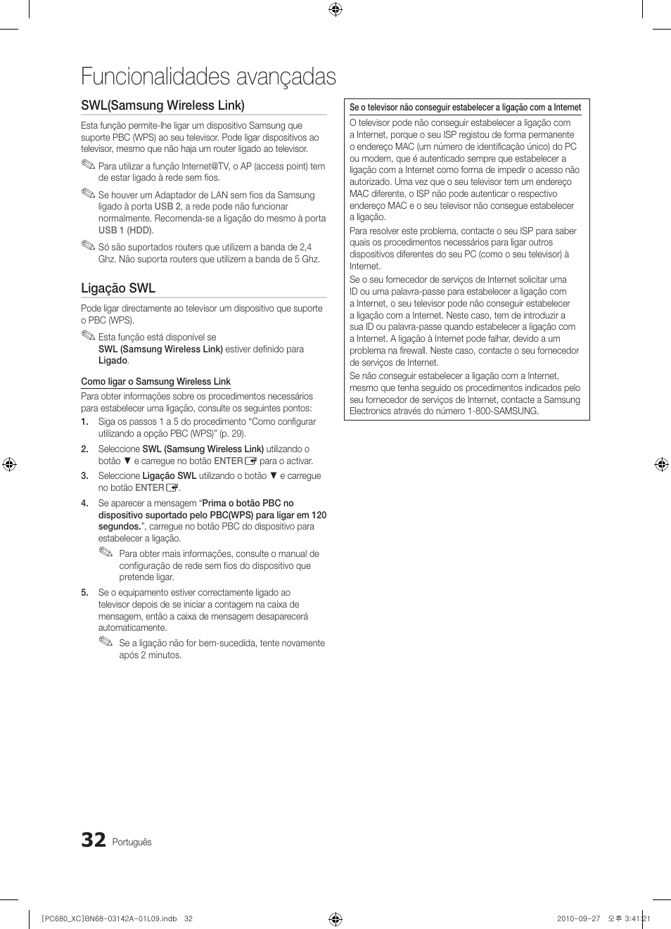 Funcionalidades avançadas | Samsung PS50C680G5W User Manual | Page 346 / 474