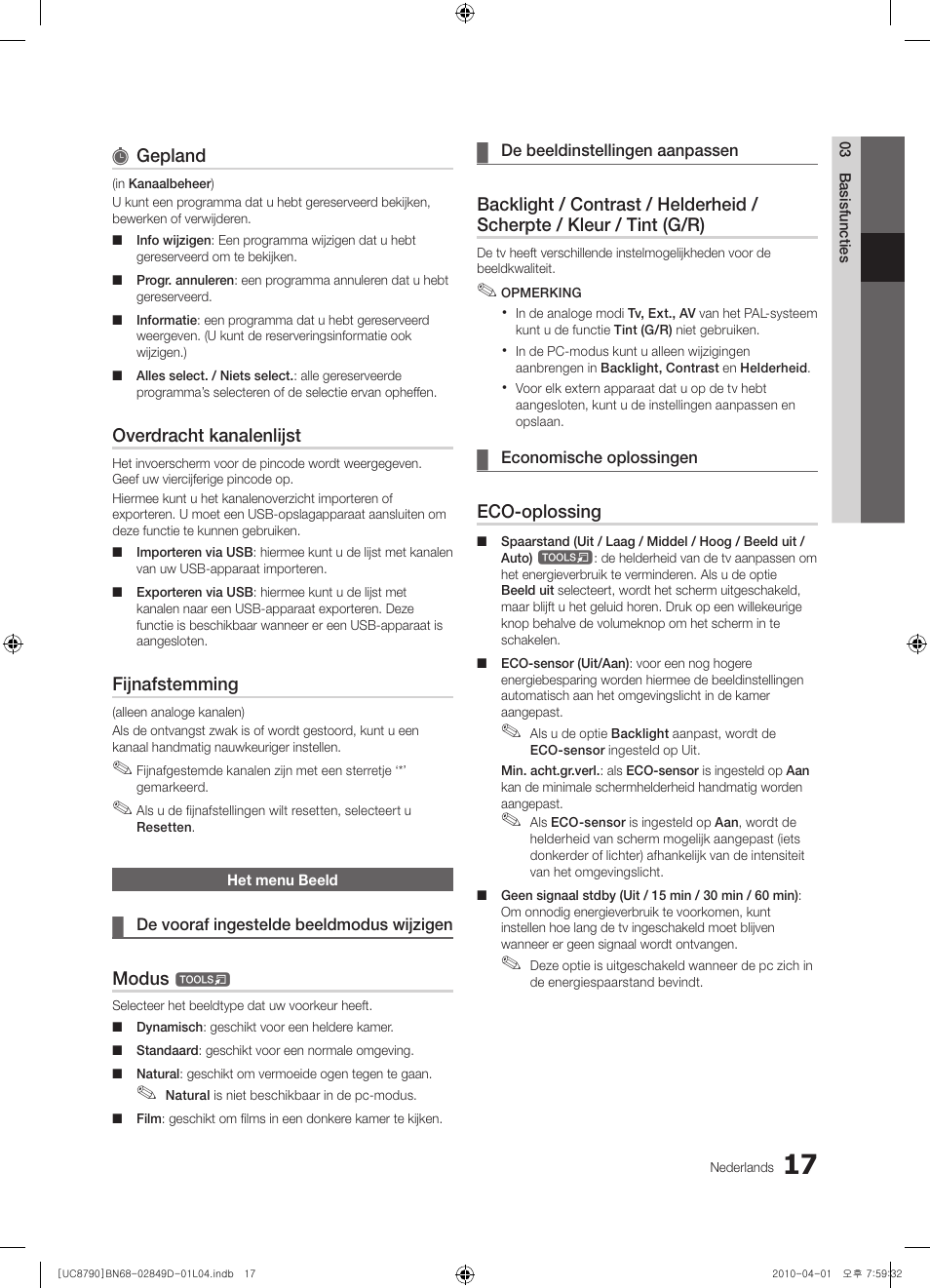 Samsung UE46C8790XZ User Manual | Page 209 / 258