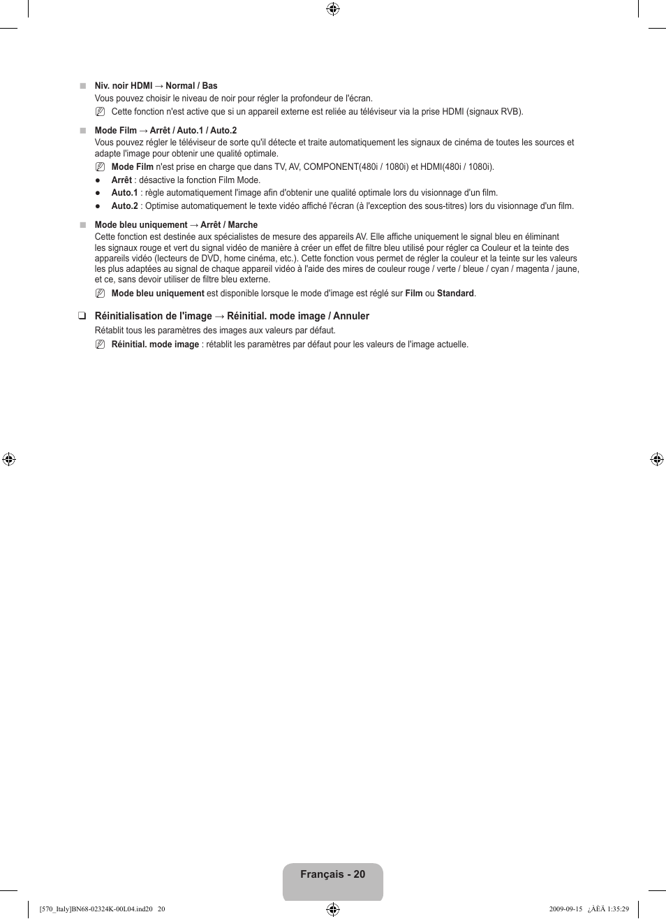 Samsung LE46B579A5S User Manual | Page 138 / 221