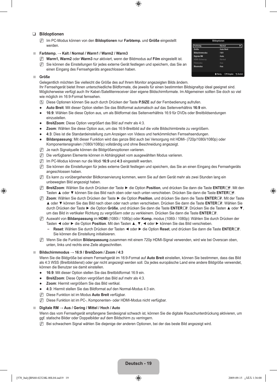 Samsung LE46B579A5S User Manual | Page 189 / 221