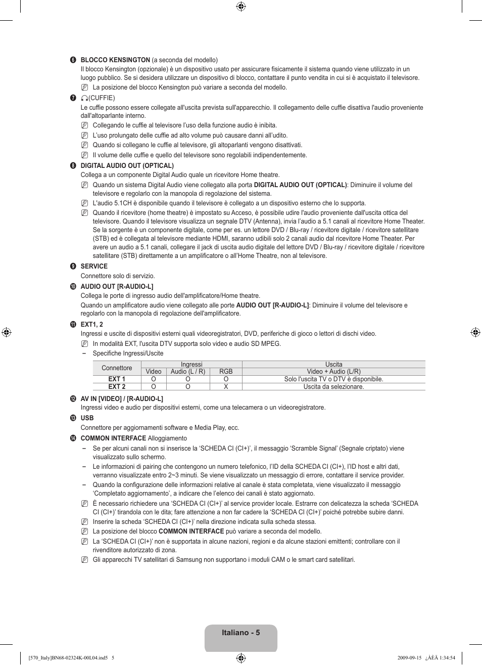 Samsung LE46B579A5S User Manual | Page 71 / 221