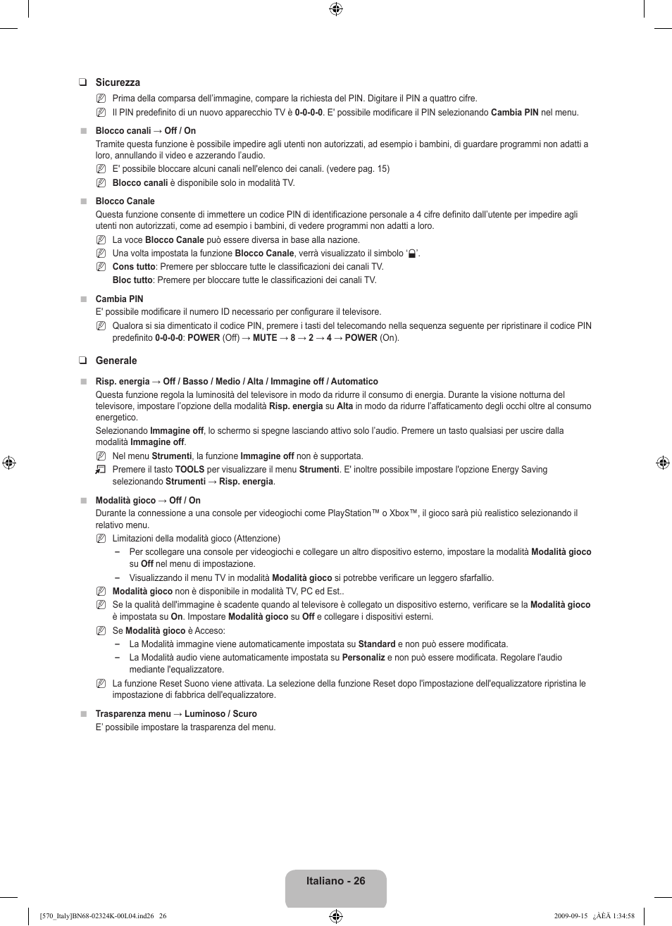 Samsung LE46B579A5S User Manual | Page 92 / 221