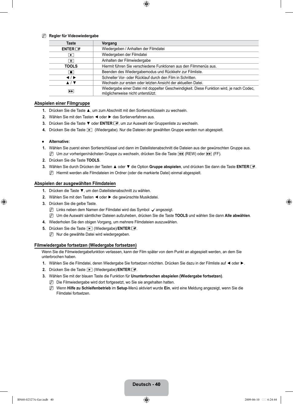 Samsung LE40B750U1P User Manual | Page 126 / 302