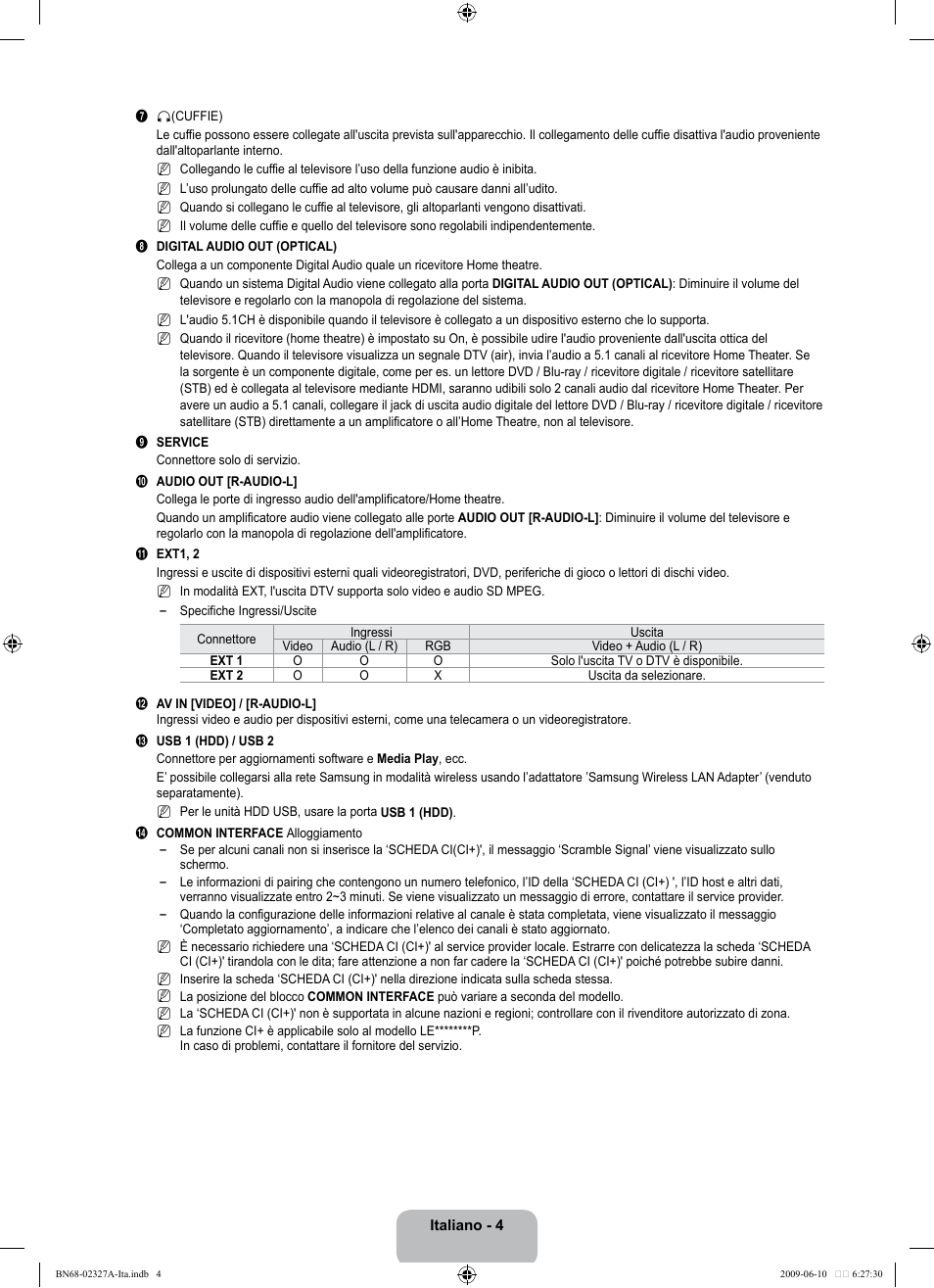 Samsung LE40B750U1P User Manual | Page 230 / 302