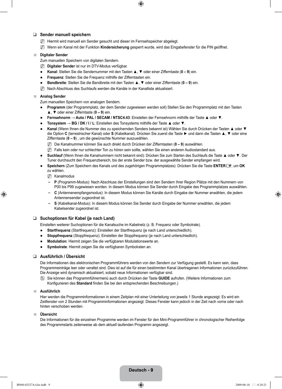 Samsung LE40B750U1P User Manual | Page 95 / 302