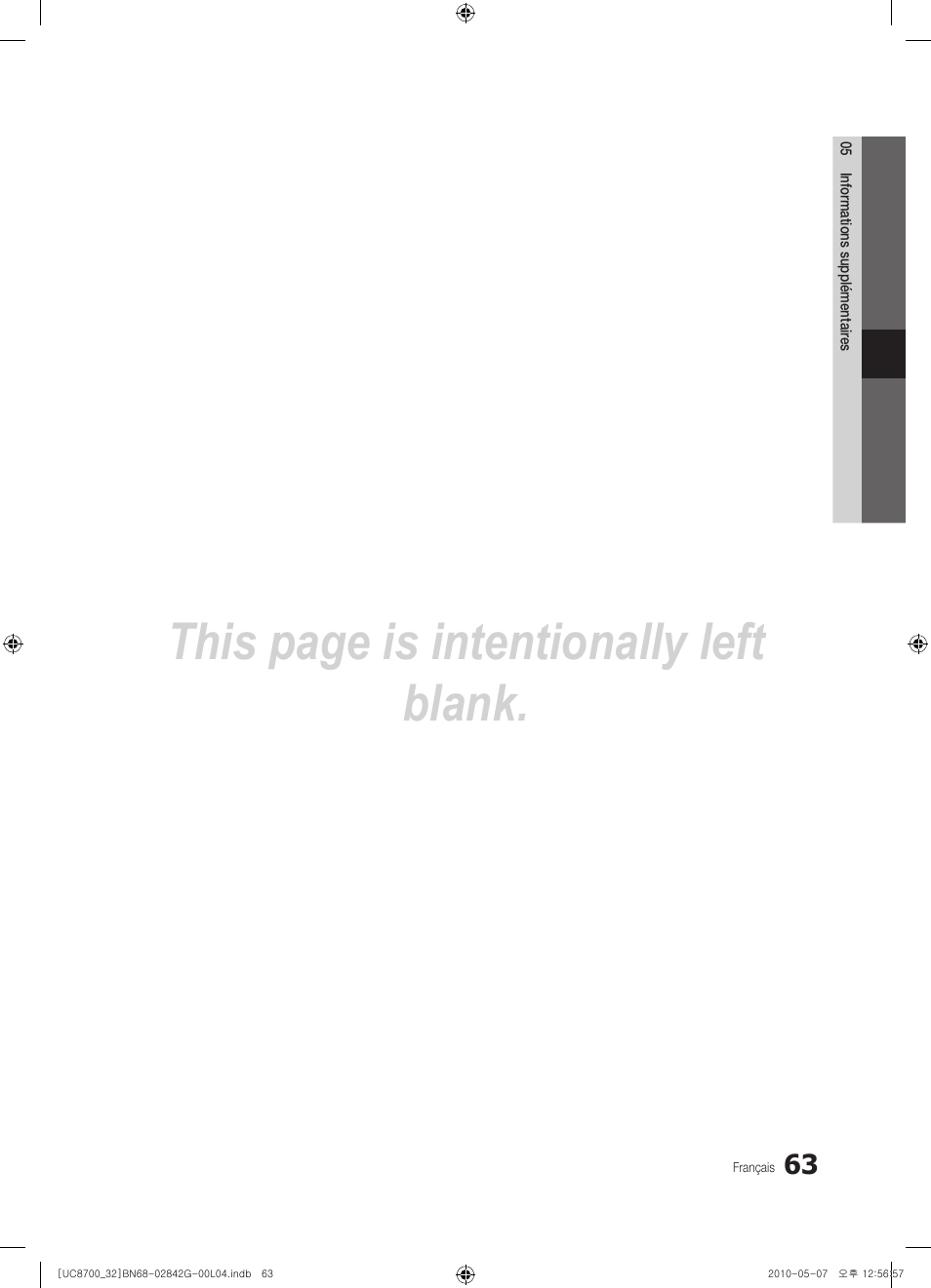 This page is intentionally left blank | Samsung UE32C8700XS User Manual | Page 125 / 249