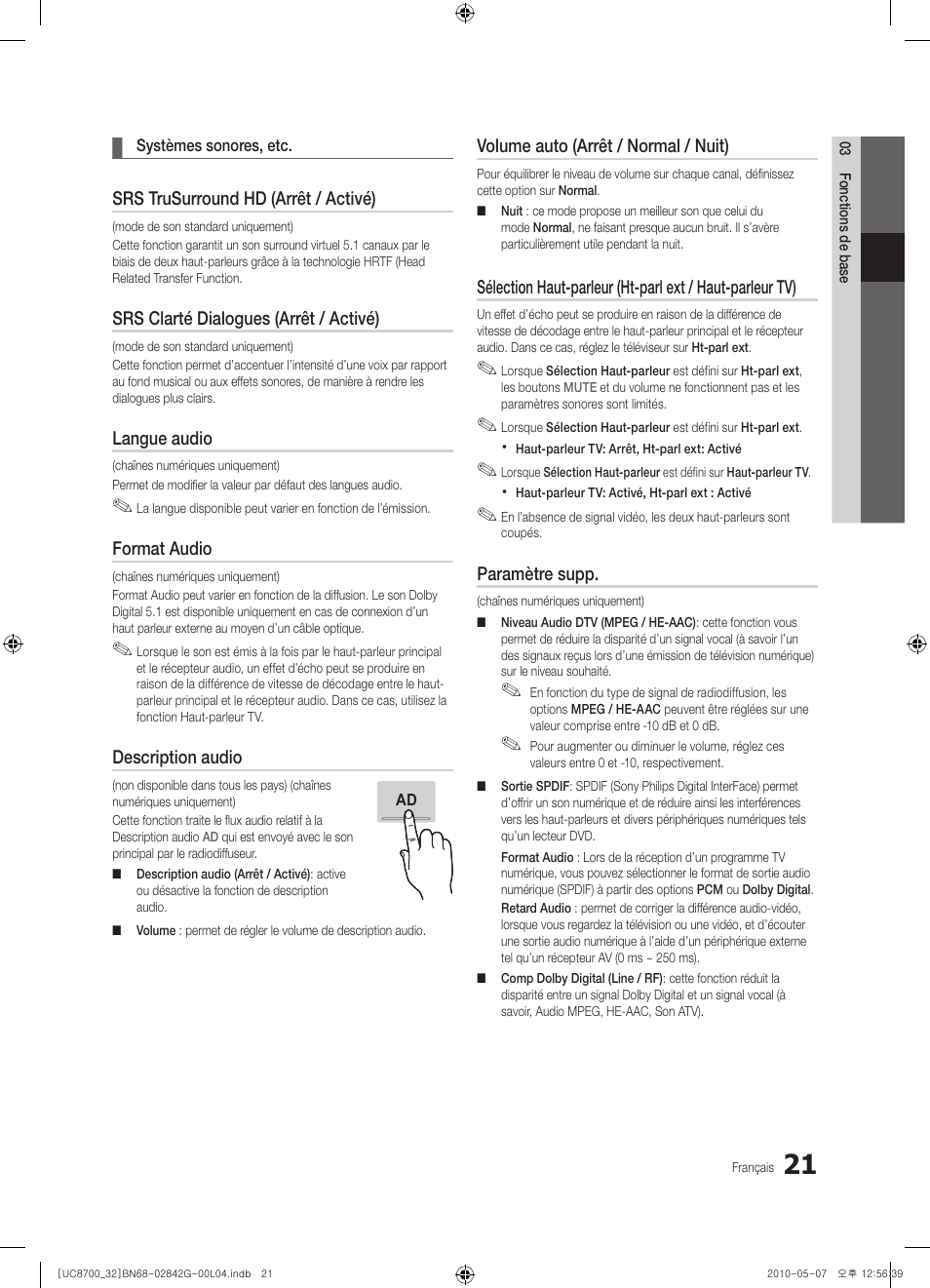 Samsung UE32C8700XS User Manual | Page 83 / 249