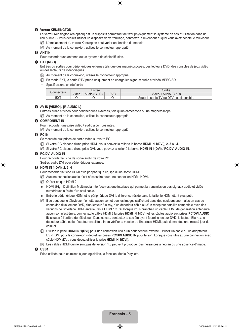 Samsung UE37B6000VP User Manual | Page 121 / 223