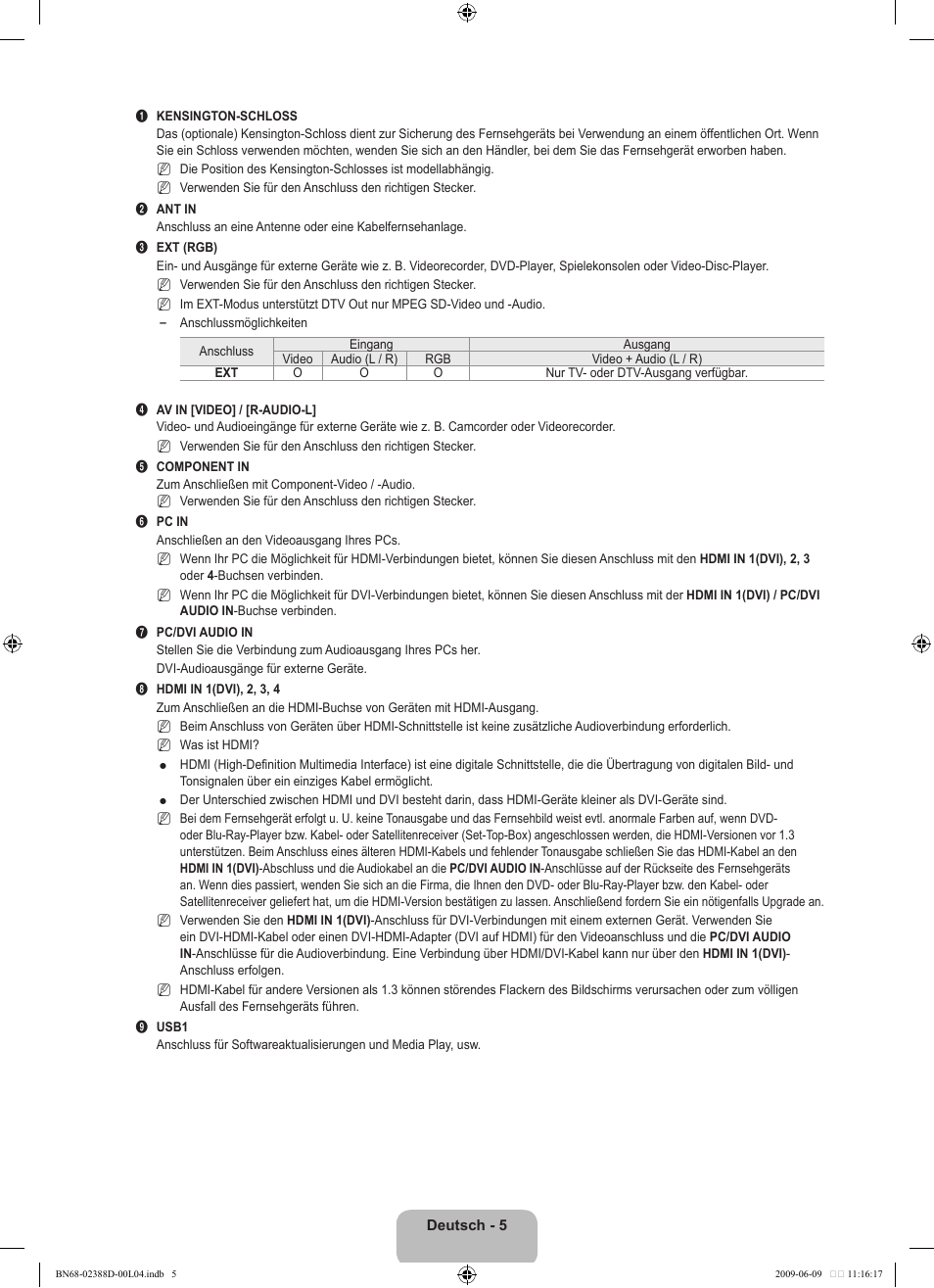 Samsung UE37B6000VP User Manual | Page 70 / 223