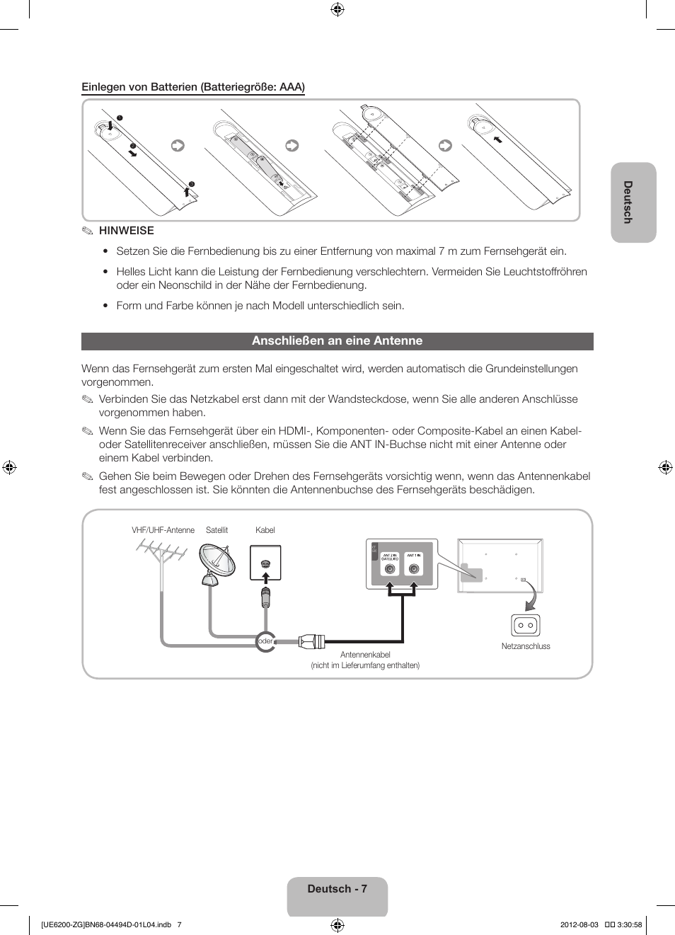 Samsung UE32ES6200S User Manual | Page 29 / 90