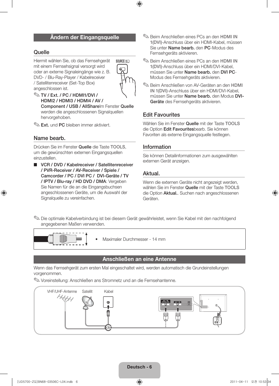 Samsung UE40D5720RS User Manual | Page 26 / 80