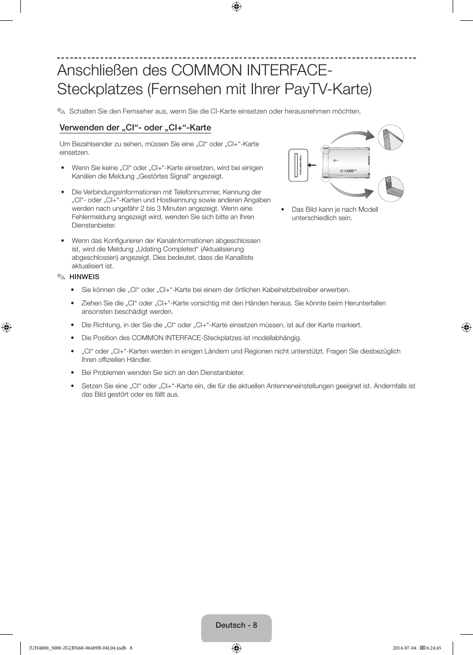Samsung UE48H5090AS User Manual | Page 30 / 89