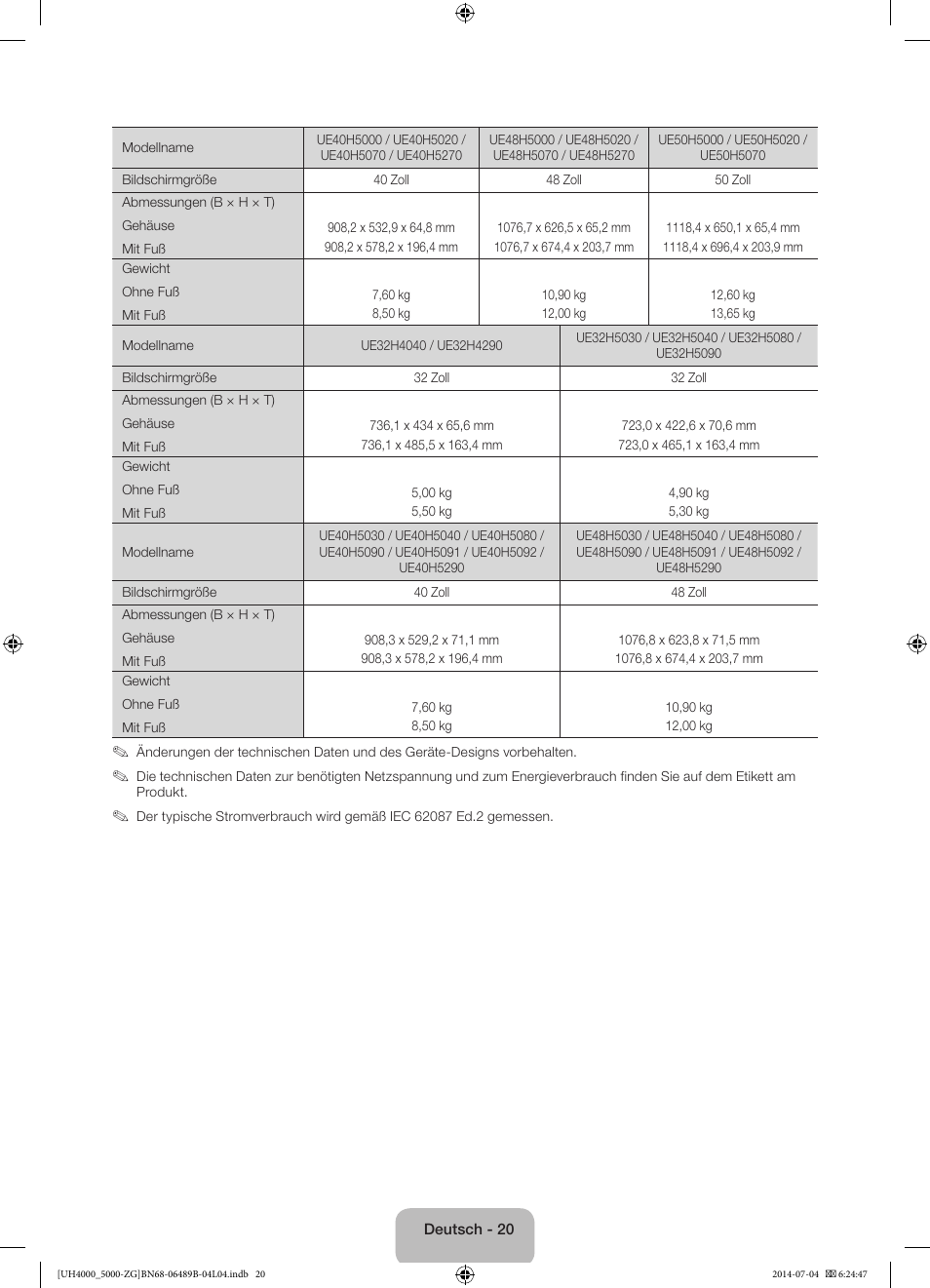 Samsung UE48H5090AS User Manual | Page 42 / 89
