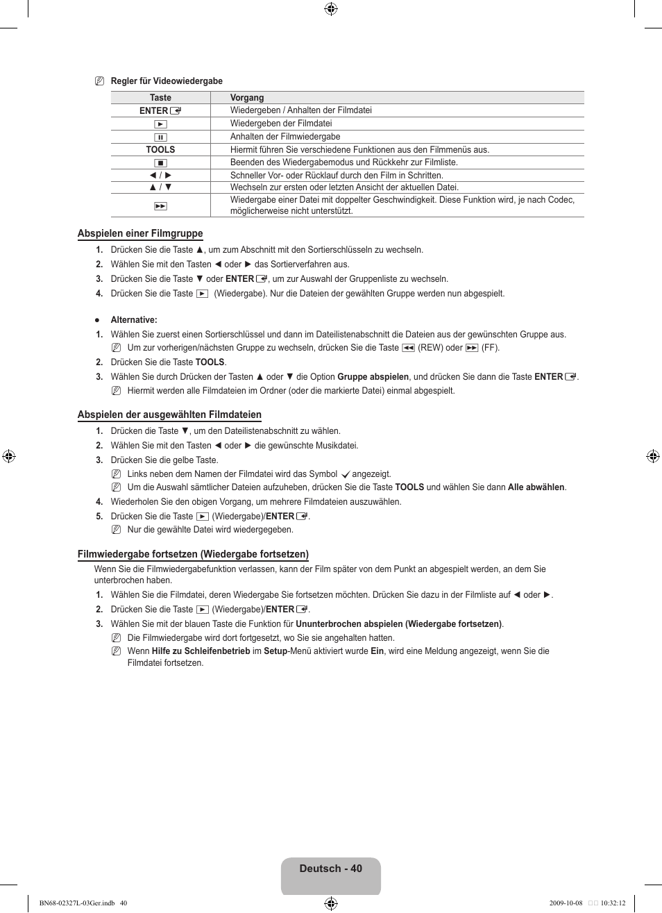 Samsung LE52B750U1W User Manual | Page 200 / 674
