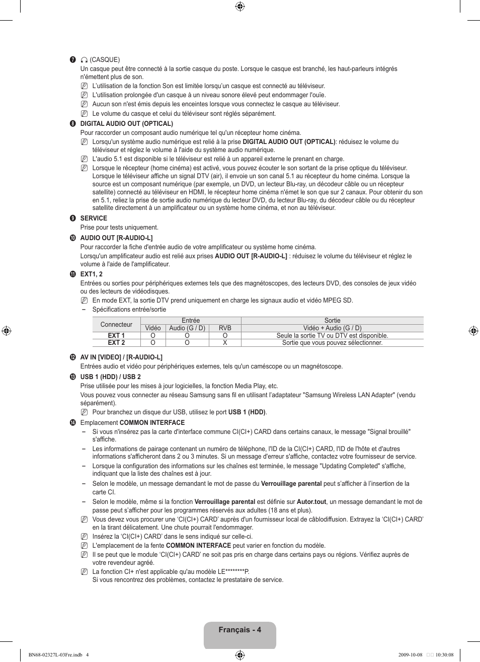 Samsung LE52B750U1W User Manual | Page 92 / 674