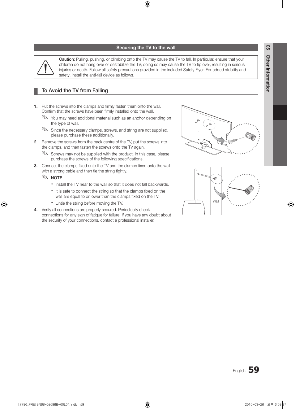 Samsung PS63C7700YS User Manual | Page 59 / 258