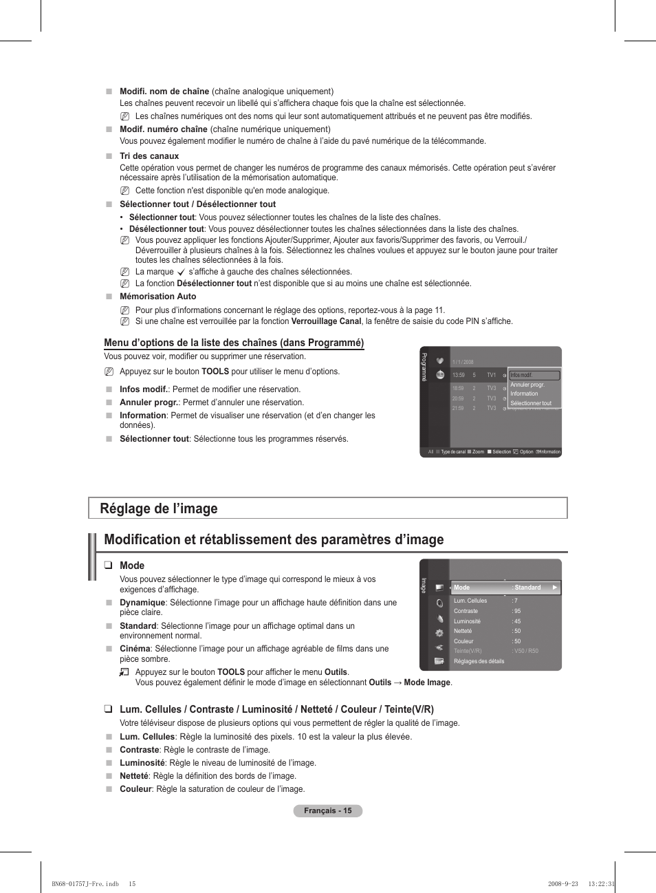 Mode | Samsung PS63A756T1M User Manual | Page 78 / 436