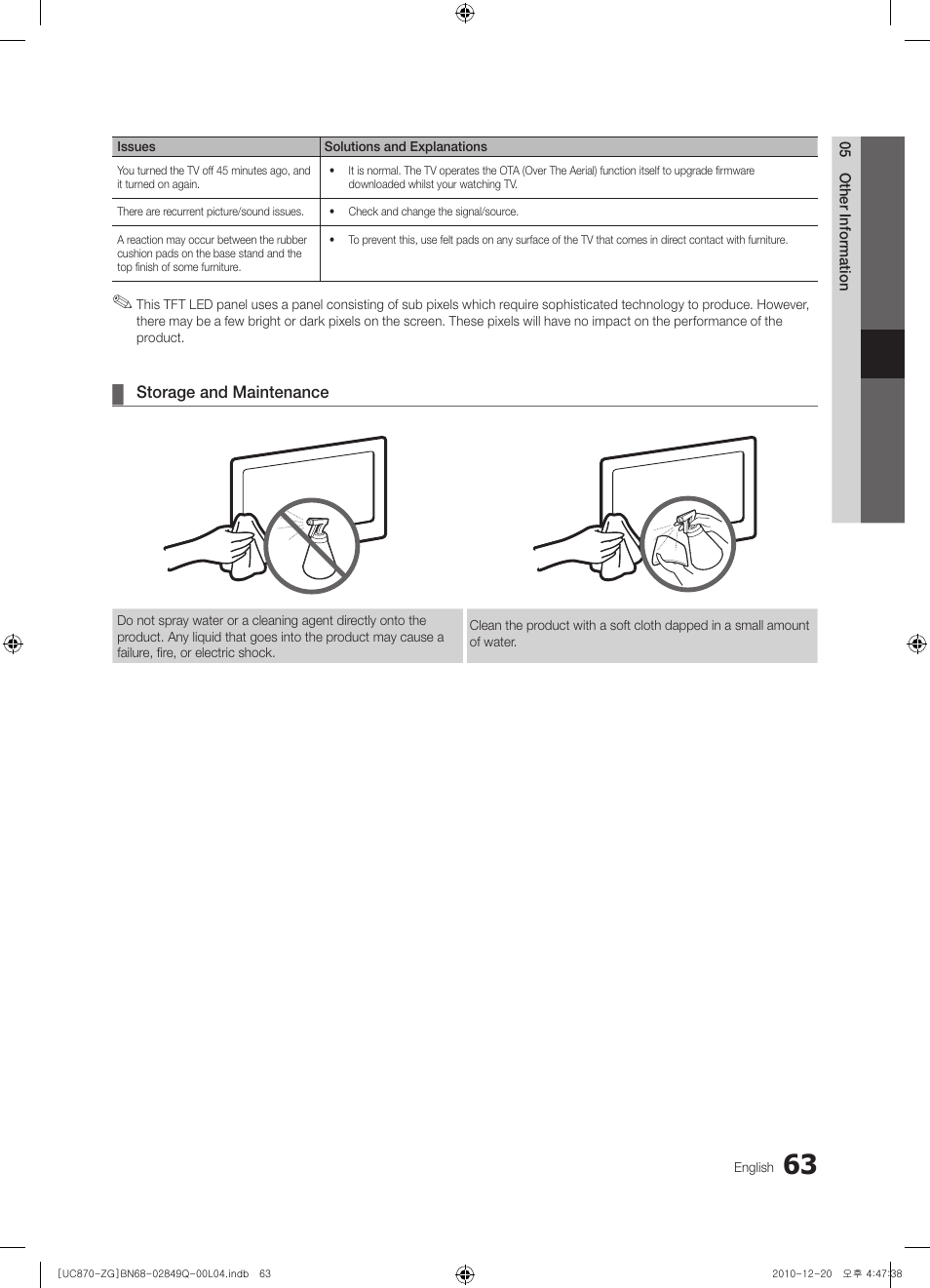 Samsung UE46S870XS User Manual | Page 63 / 264