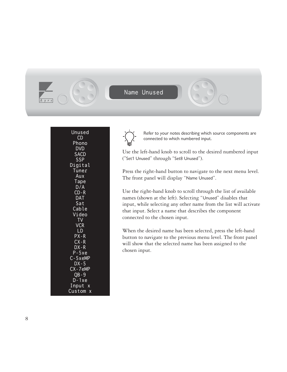 AYRE TK-8150 User Manual | Page 8 / 36