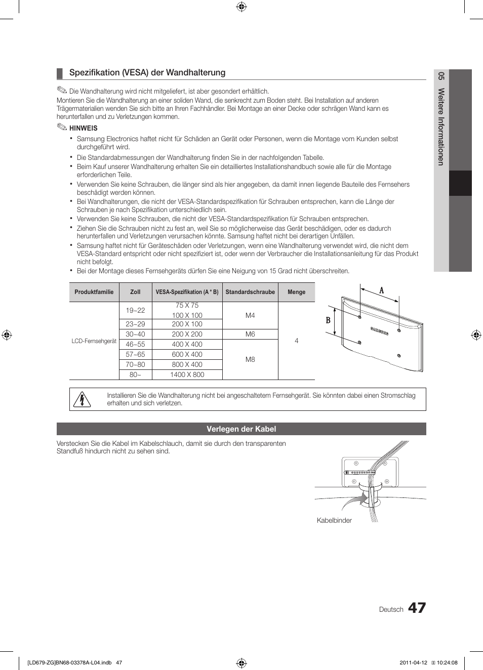 Samsung LE46D679M3S User Manual | Page 101 / 217