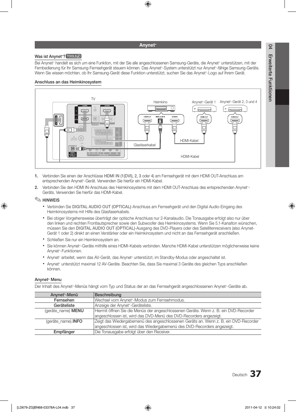 Samsung LE46D679M3S User Manual | Page 91 / 217