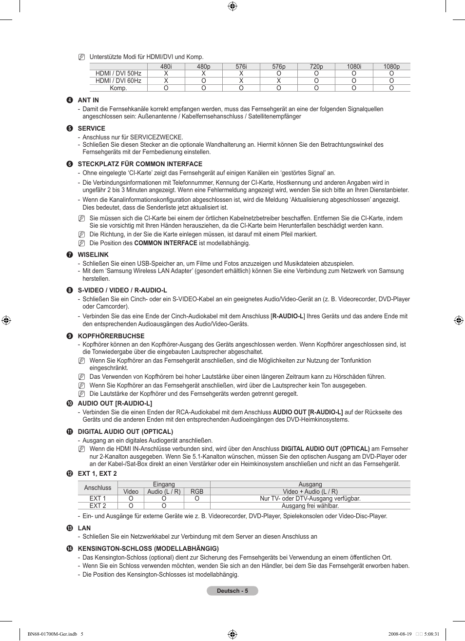 Samsung LE46A756R1M User Manual | Page 127 / 422