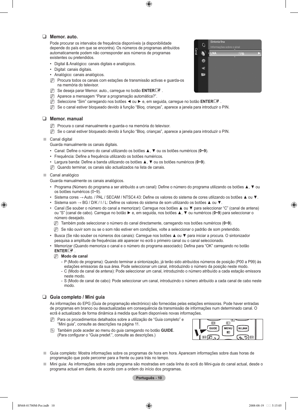 Samsung LE46A756R1M User Manual | Page 252 / 422