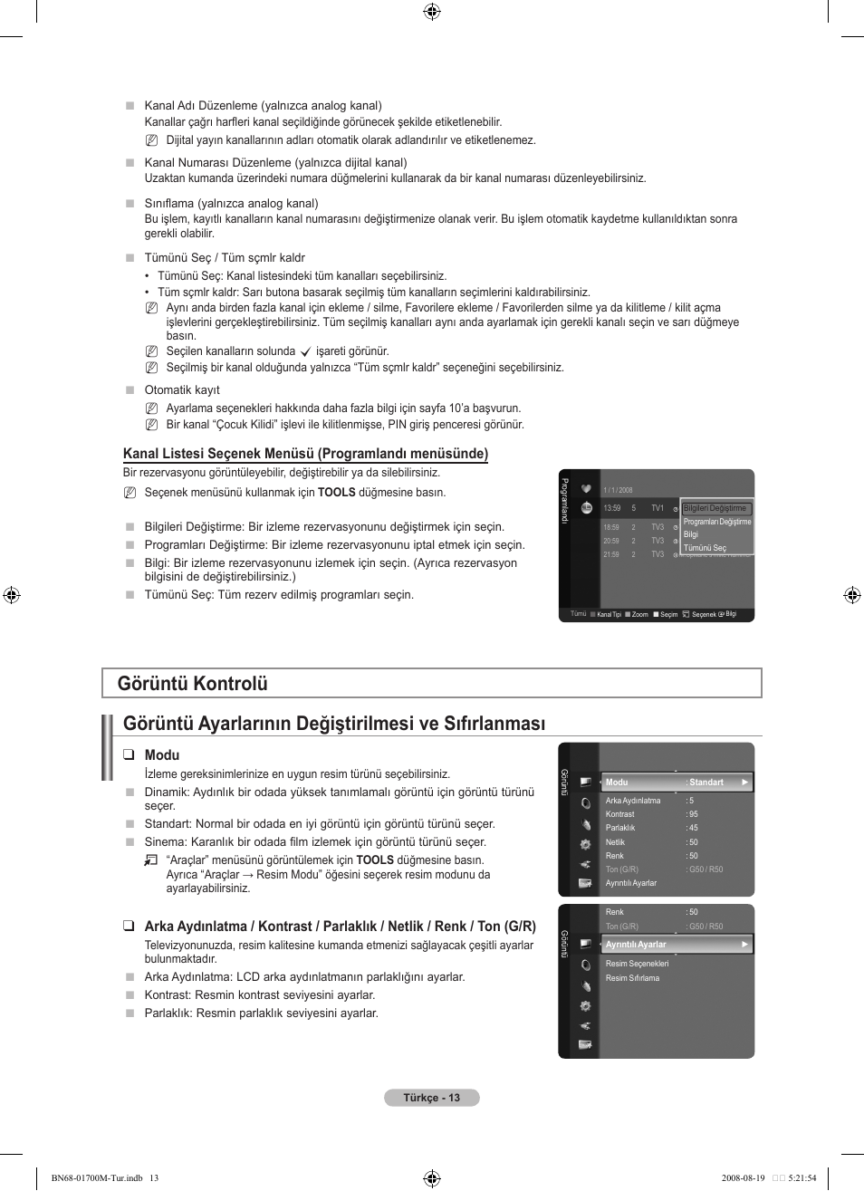 Modu | Samsung LE46A756R1M User Manual | Page 375 / 422