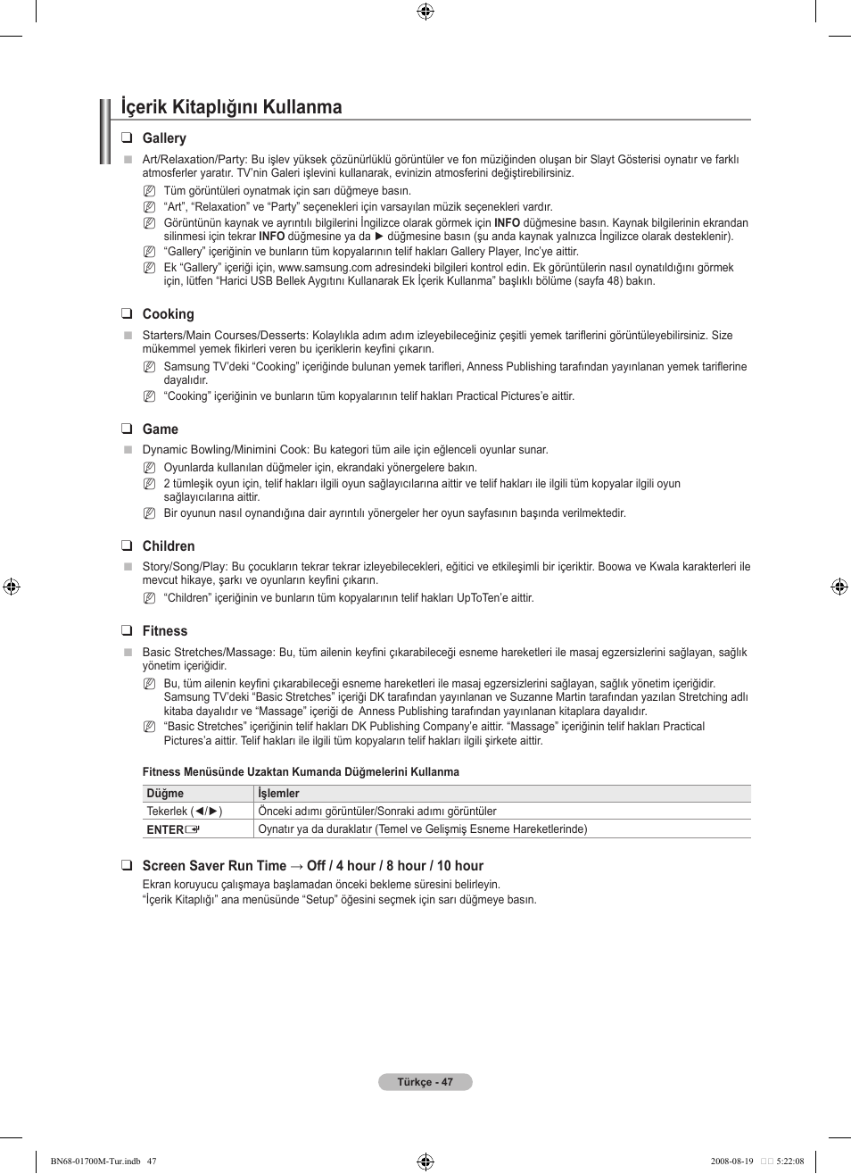 Içerik kitaplığını kullanma | Samsung LE46A756R1M User Manual | Page 409 / 422