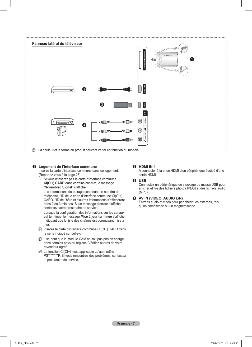 Samsung PS50B579T6S User Manual | Page 110 / 197