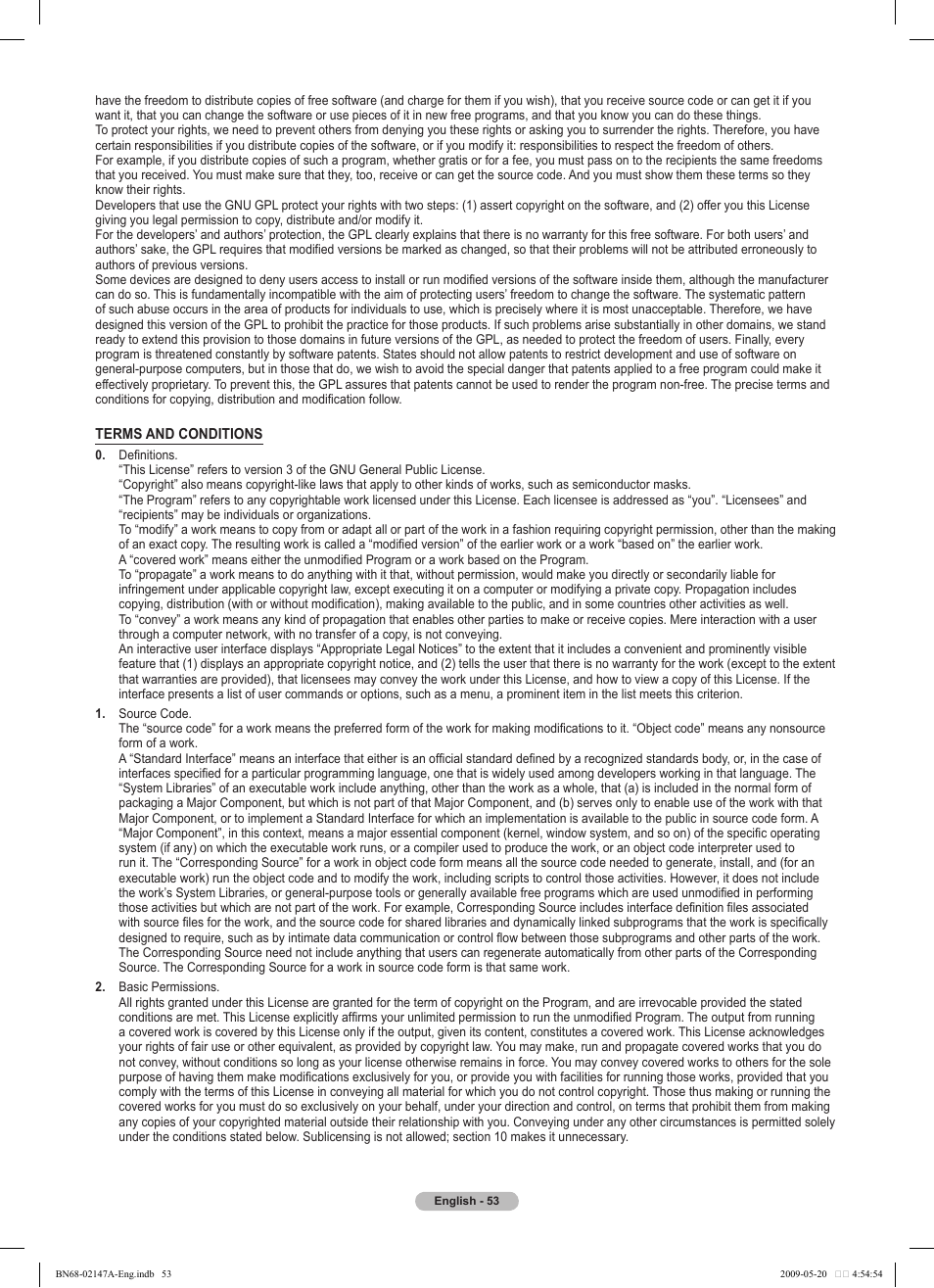 Samsung PS50B579T6S User Manual | Page 53 / 197