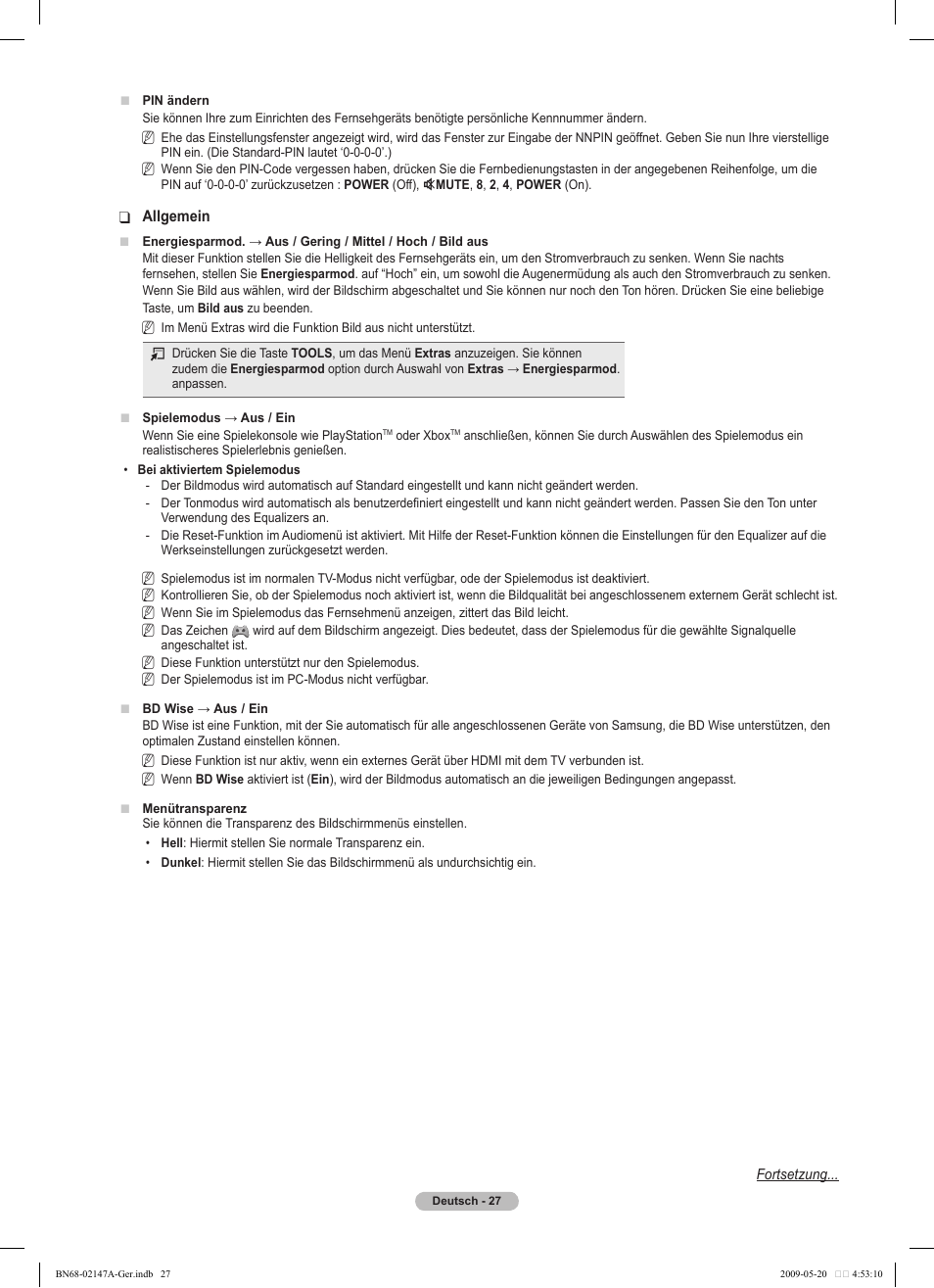 Samsung PS50B579T6S User Manual | Page 84 / 197