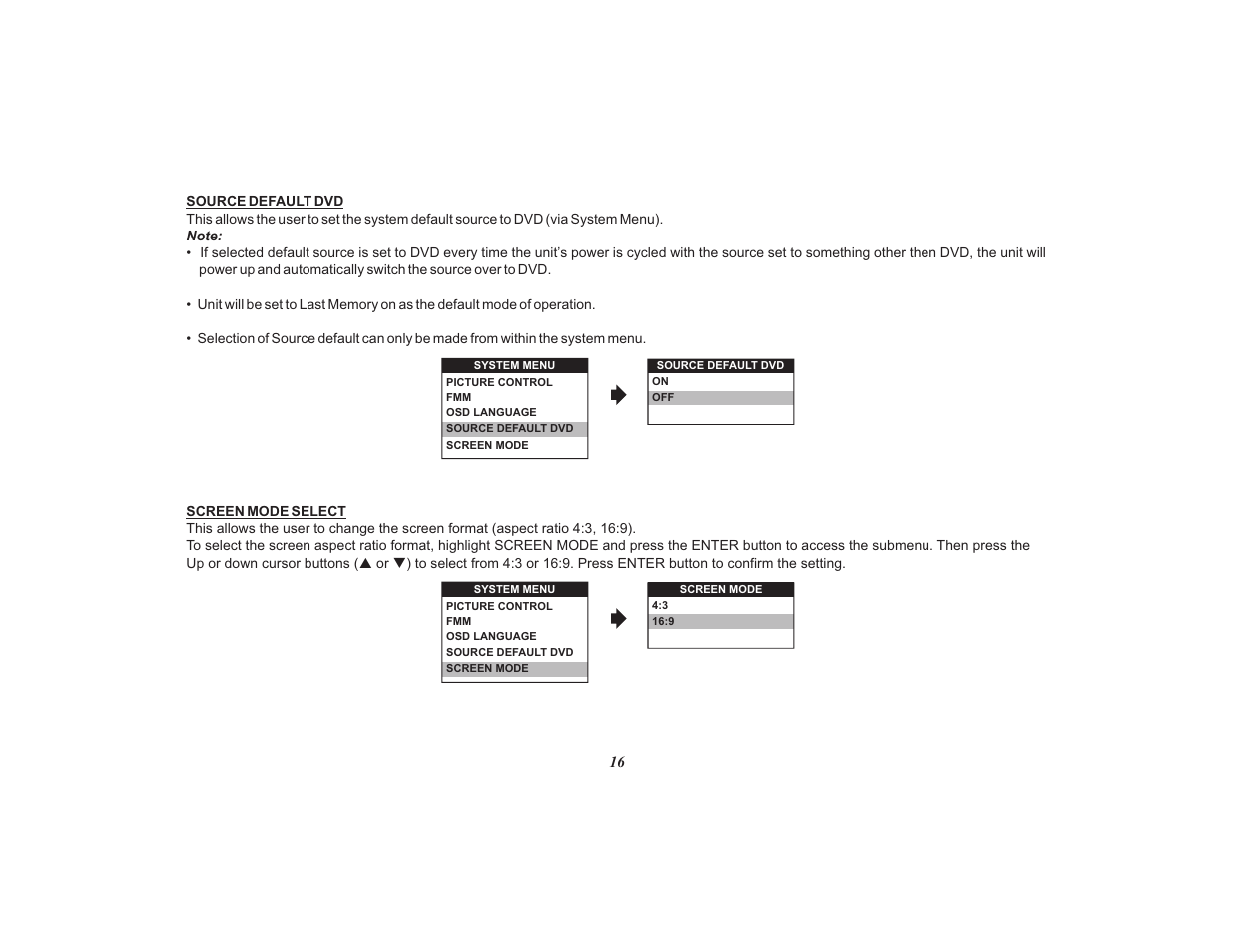Audiovox Mobile Video VOD108FR User Manual | Page 20 / 56