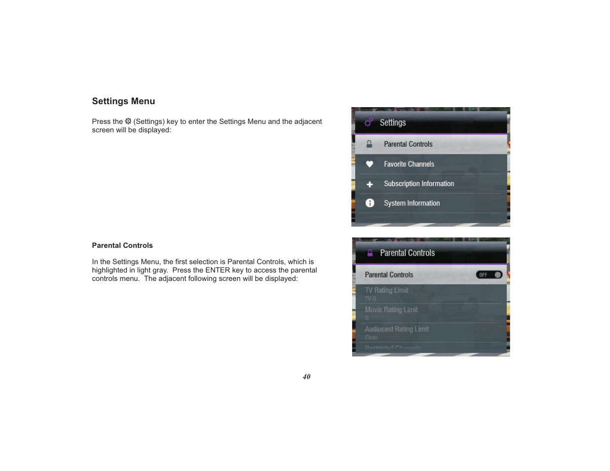 Audiovox Mobile Video VOD108FR User Manual | Page 44 / 56