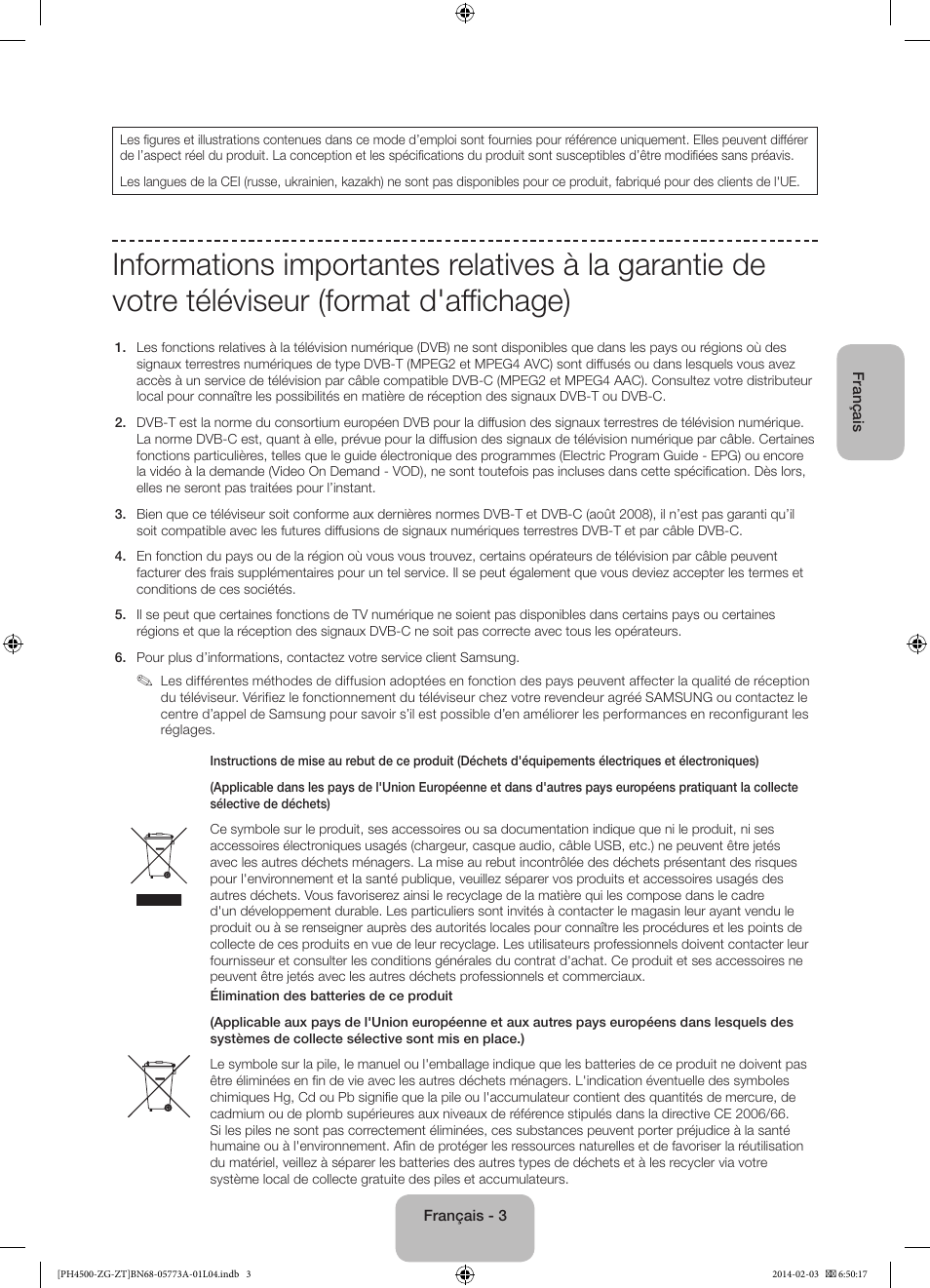 Samsung PE43H4500AW User Manual | Page 47 / 91