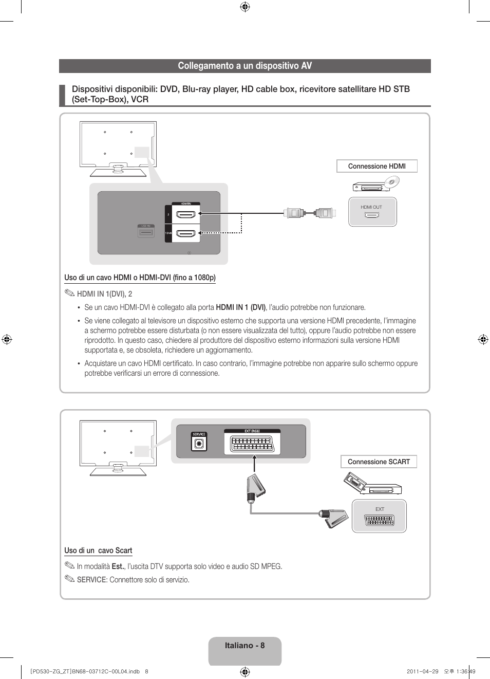 Samsung PS51D530A5W User Manual | Page 56 / 66