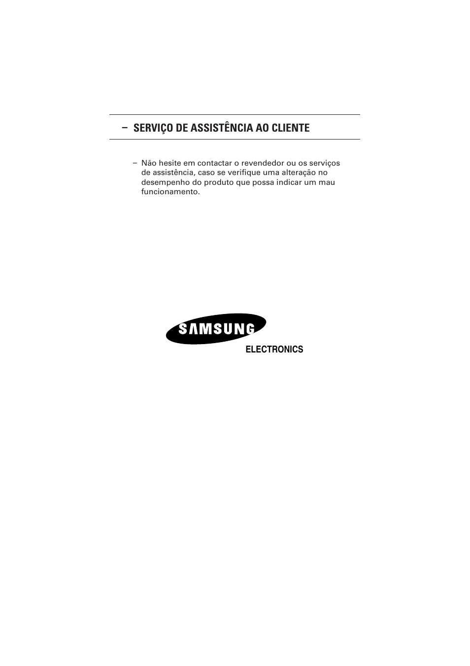 Serviço de assistência ao cliente | Samsung PS-50P2HT User Manual | Page 336 / 337
