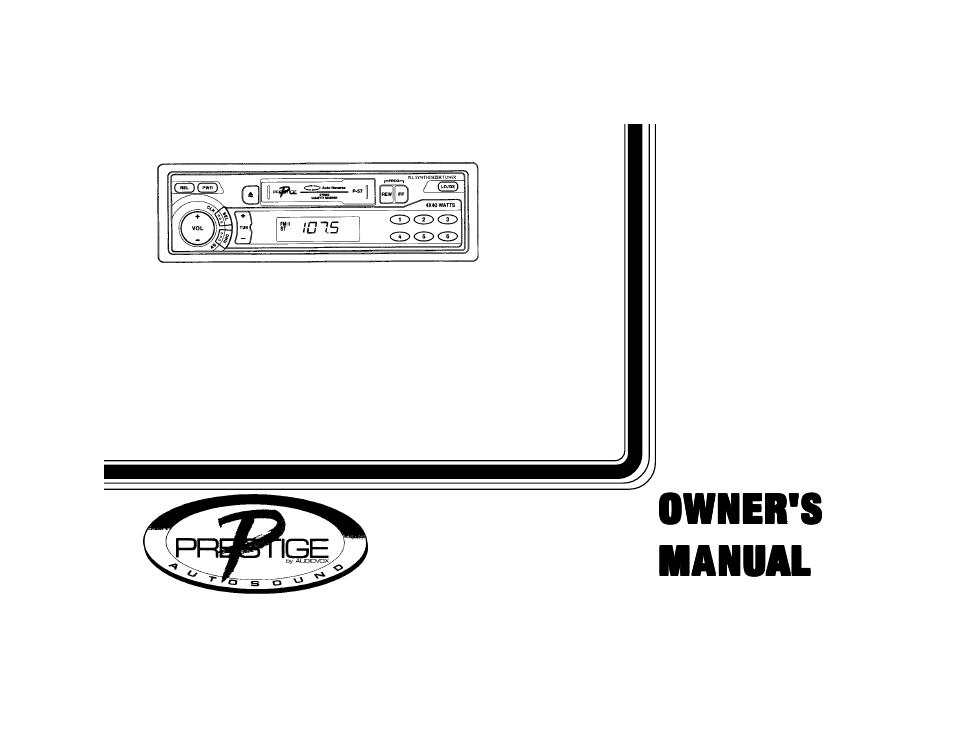 Audiovox P-57S User Manual | 12 pages