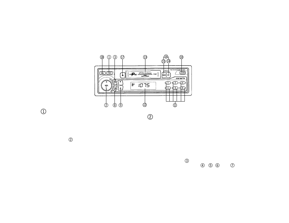 Operating instructions | Audiovox P-57S User Manual | Page 3 / 12